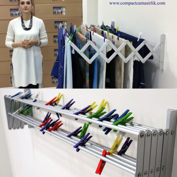 Compact Çamaşır Kurutma Askısı 80cm